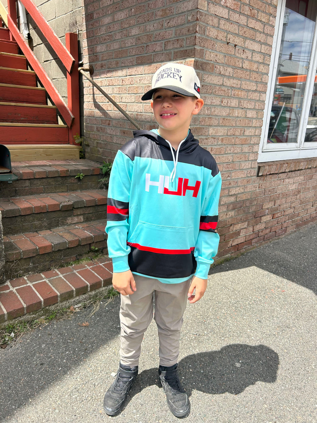 Heads Up Hockey Snapback Hat