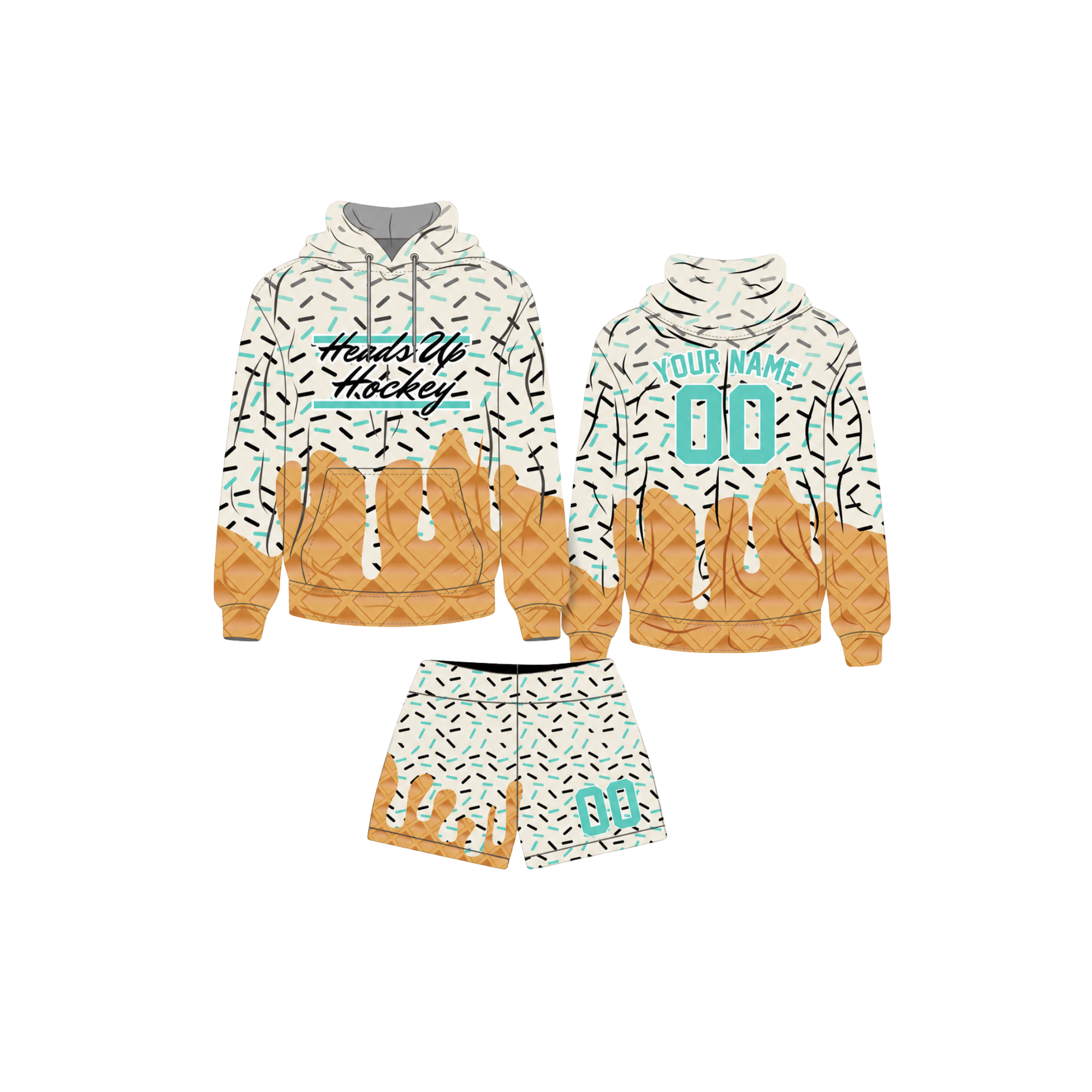 Heads Up Hockey Custom Dri-Fit Hoodie